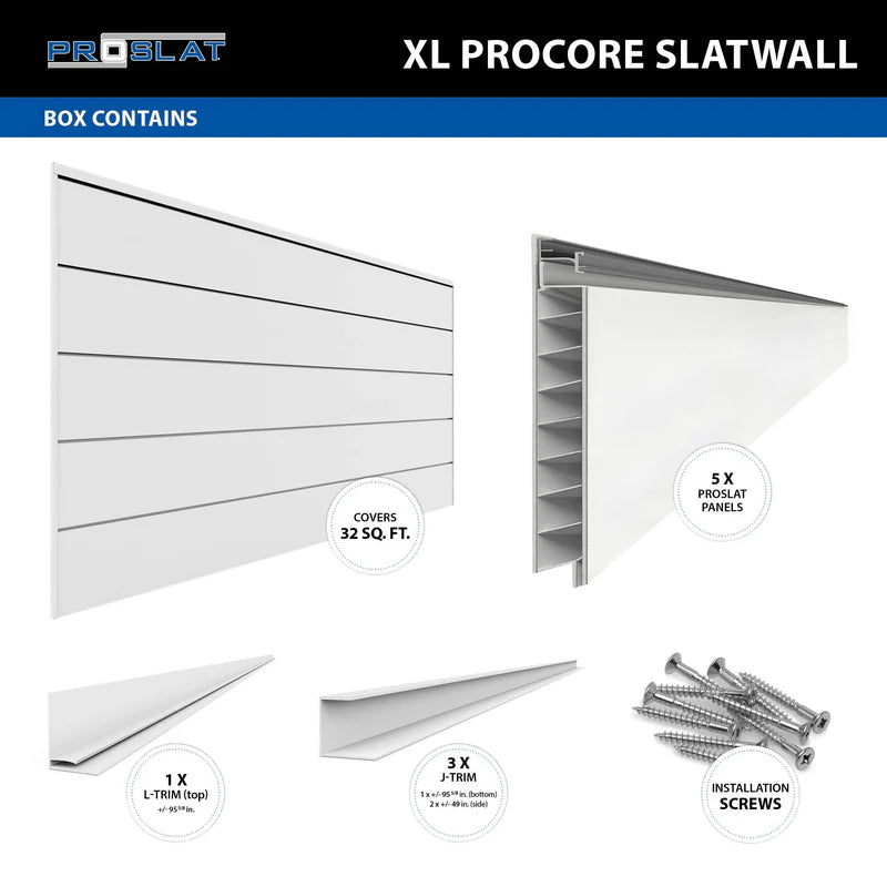 4 x 8 ft. PROCORE Slatwall