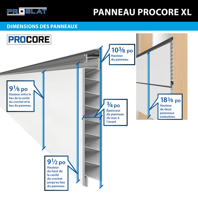 4 x 8 ft. PROCORE Slatwall